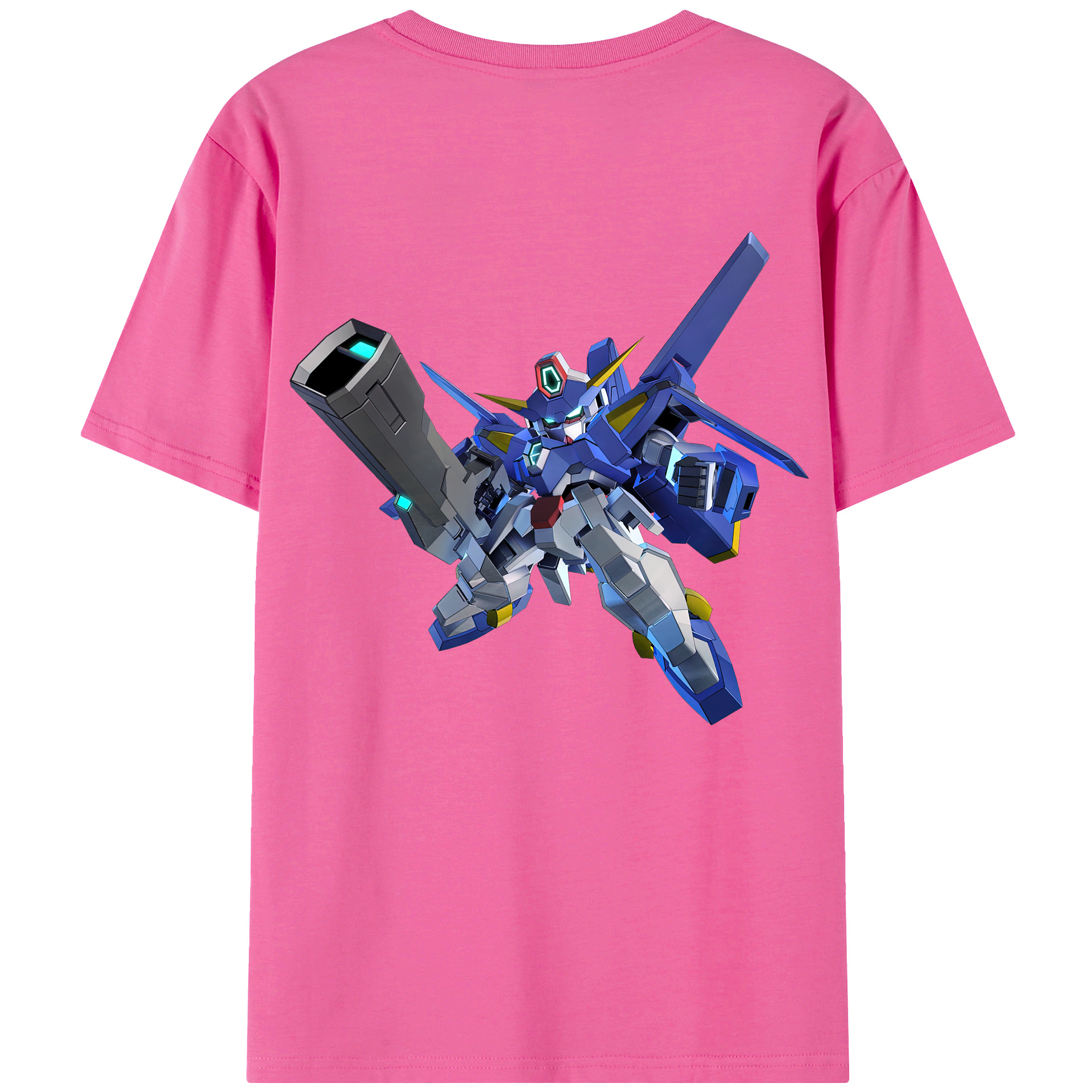 （画像用） 機動戦士ガンダム Mobile Suit Gundam レディース半袖Tシャツ(バックプリント)